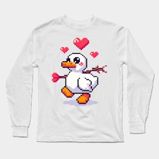 Duck Valentine Day Long Sleeve T-Shirt
